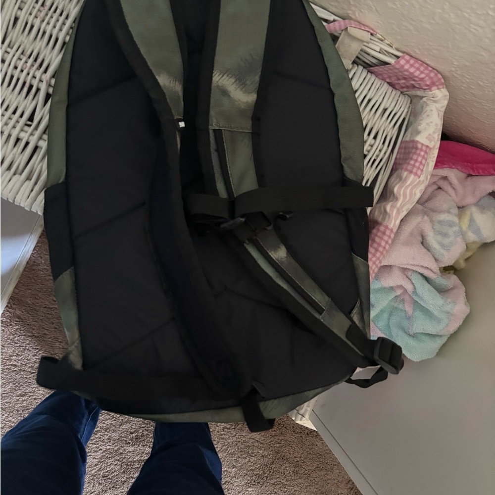 Stylish Black and Green Men's Backpack